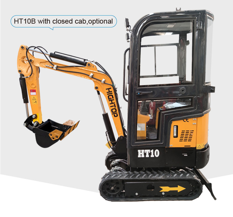 1тонный мини экскаватор HT10B