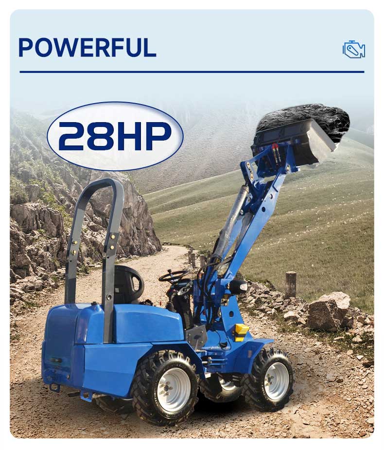 Мини колесный погрузчик HT180