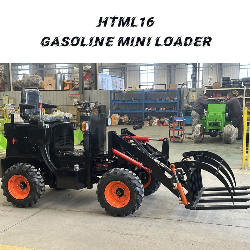 Бензиновый мини погрузчик HTML16