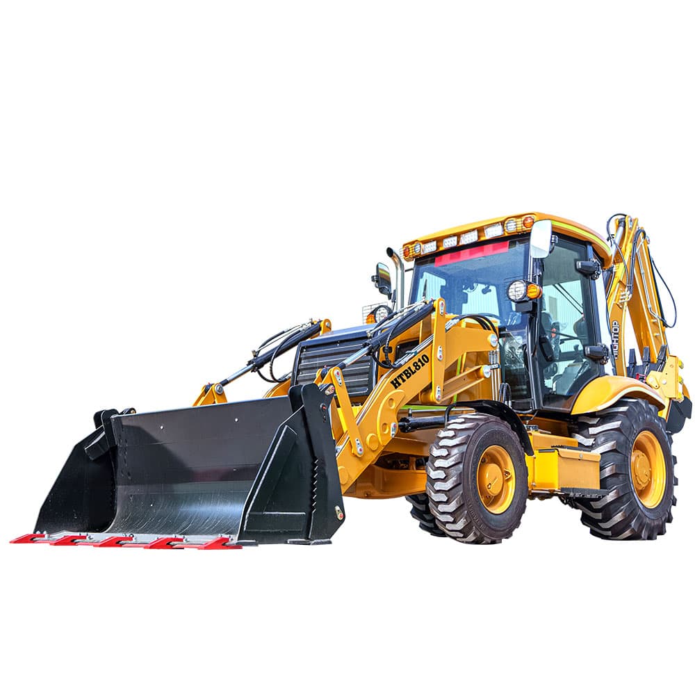 Экскаватор-погрузчик HTBL810: 1.0 М³ Ковш, Глубина Копания 4082/4500 Мм