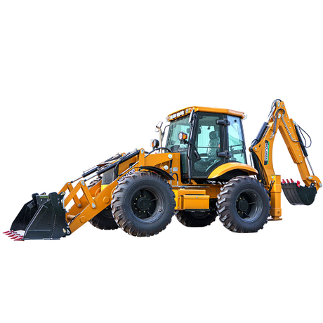 HTBL820 Экскаватор-погрузчик С Нагрузкой 2500 Кг И Полным Рулевым Управлением